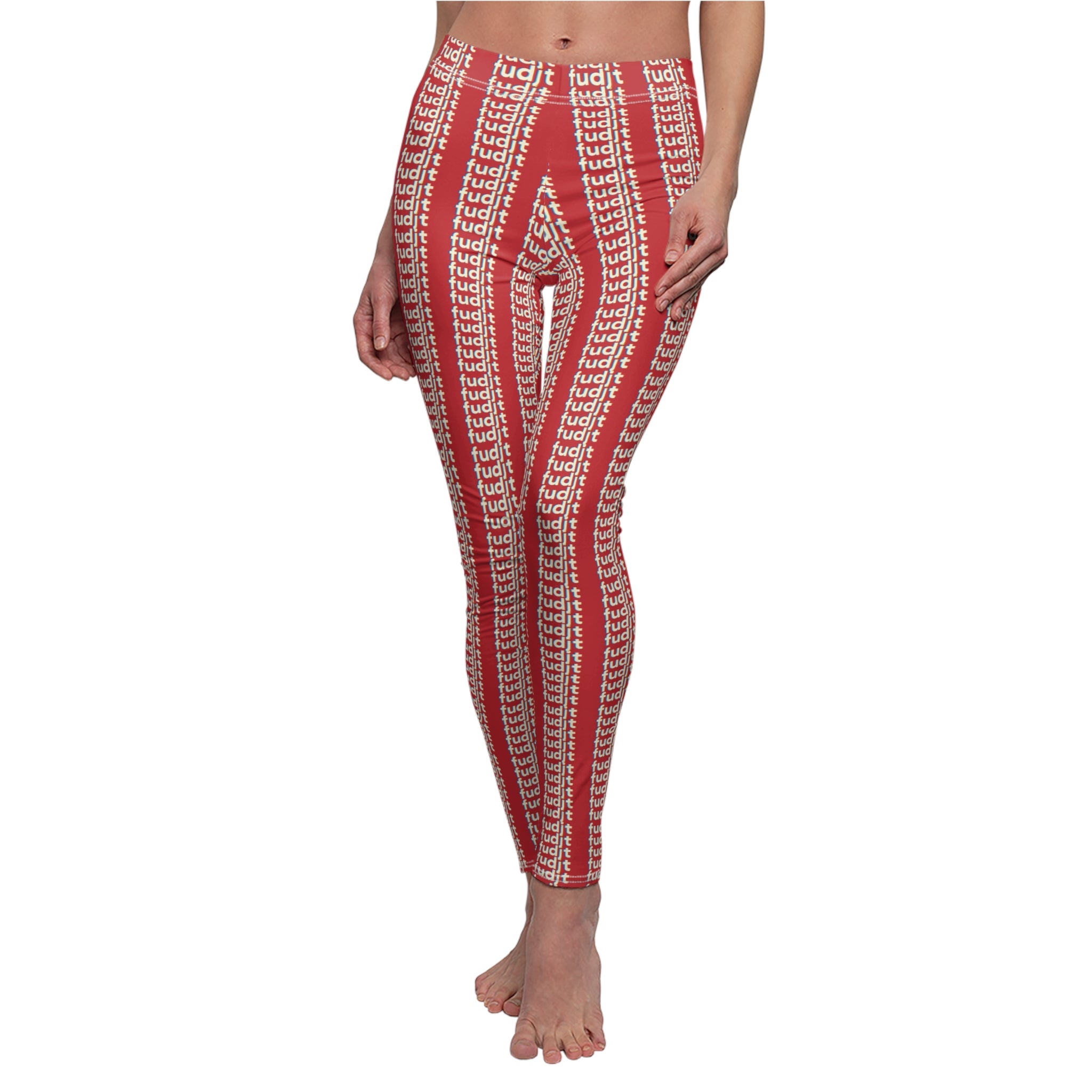 Dark Red fudjt Blindside 2.5 Leggings
