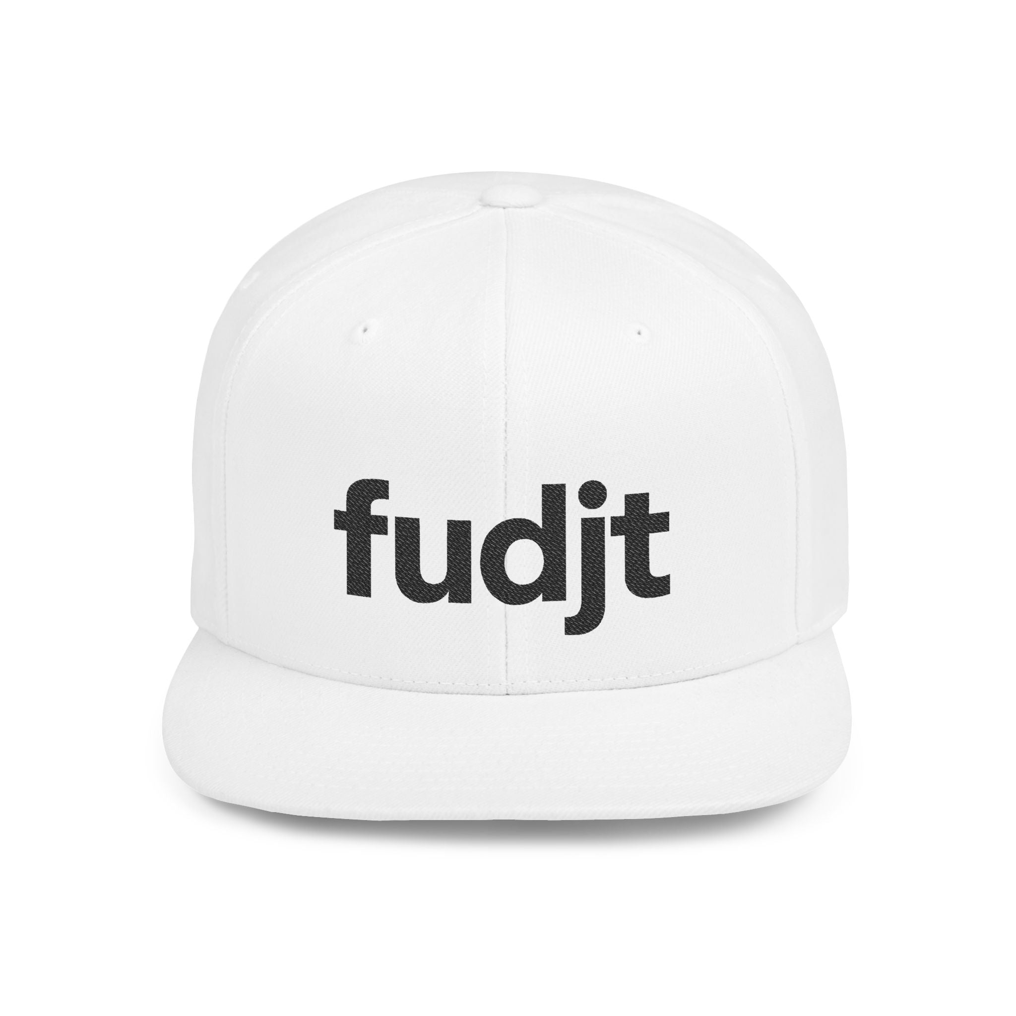 Stylish Flat Bill Snapback Black fudjt Streetwear Logo Cap | 5 Colors
