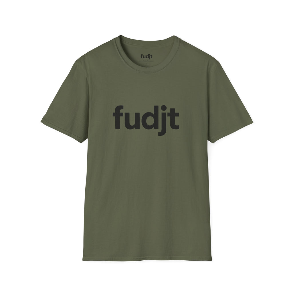 fudjt Everyday Style Black logo Tee | 17 Colors