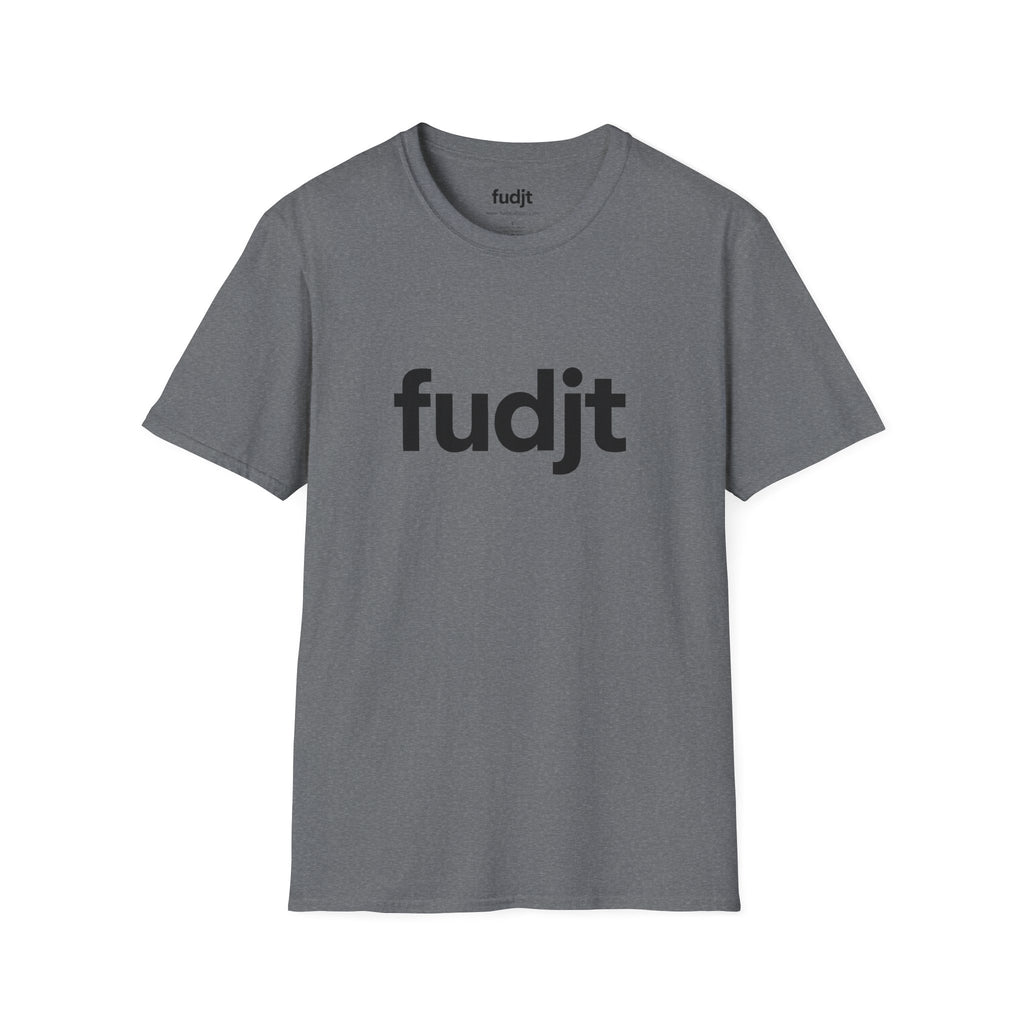 fudjt Everyday Style Black logo Tee | 17 Colors