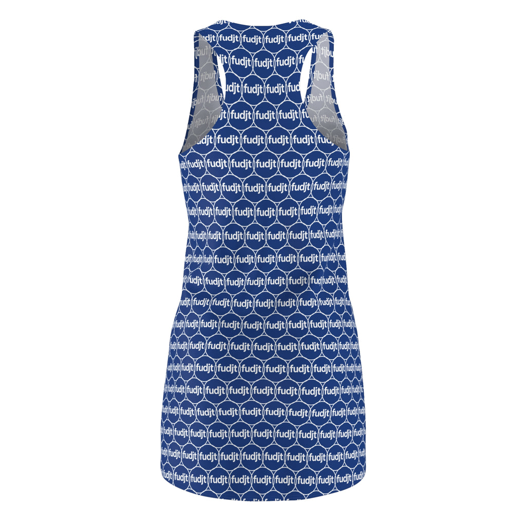 Dark Blue fudjt Unbroken Chain 2.5 Chic Racerback Dress