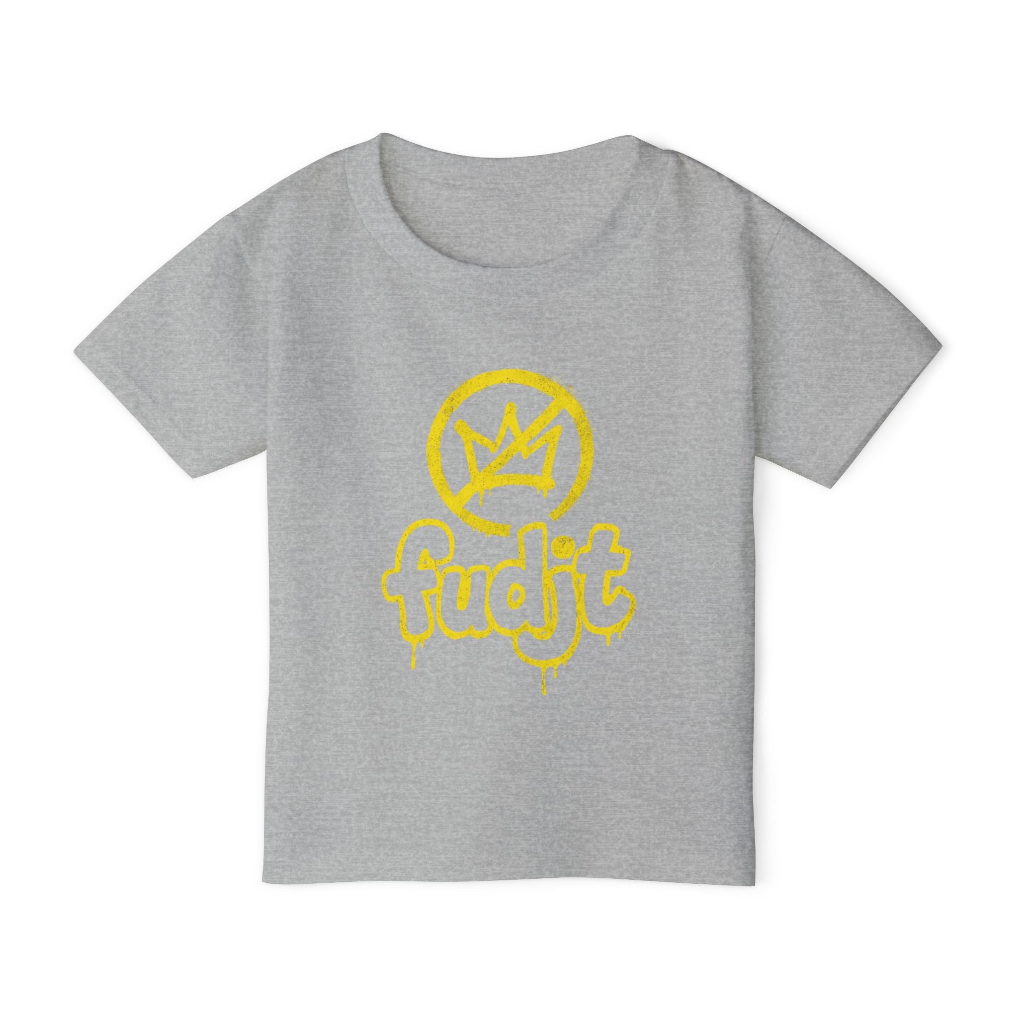 fudjt Toddler Tee with Golden fudjt No Kings Design | 6 Colors