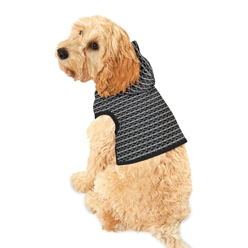 Black fudjt Pet Hoodie | Unbroken Chain 1.25 | 7 Sizes
