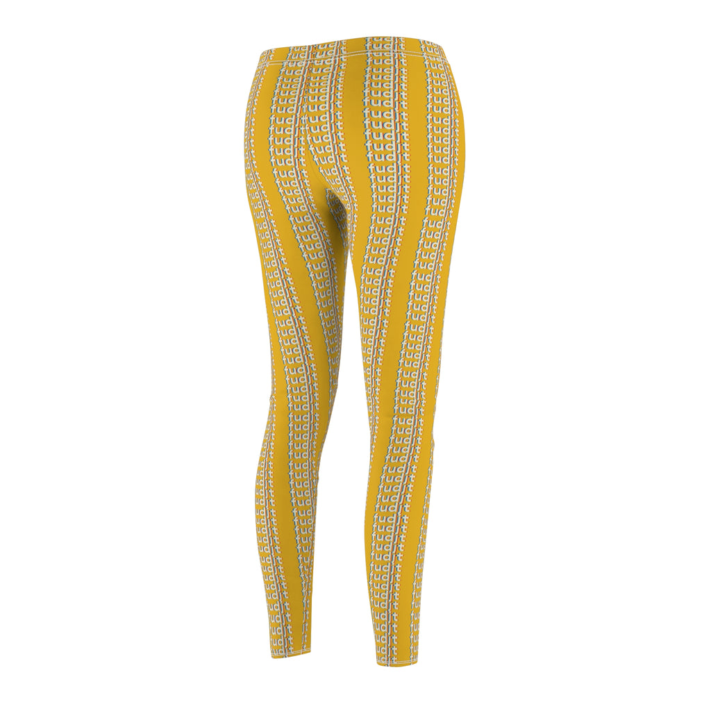 Yellow fudjt Blindside 2.5 Leggings