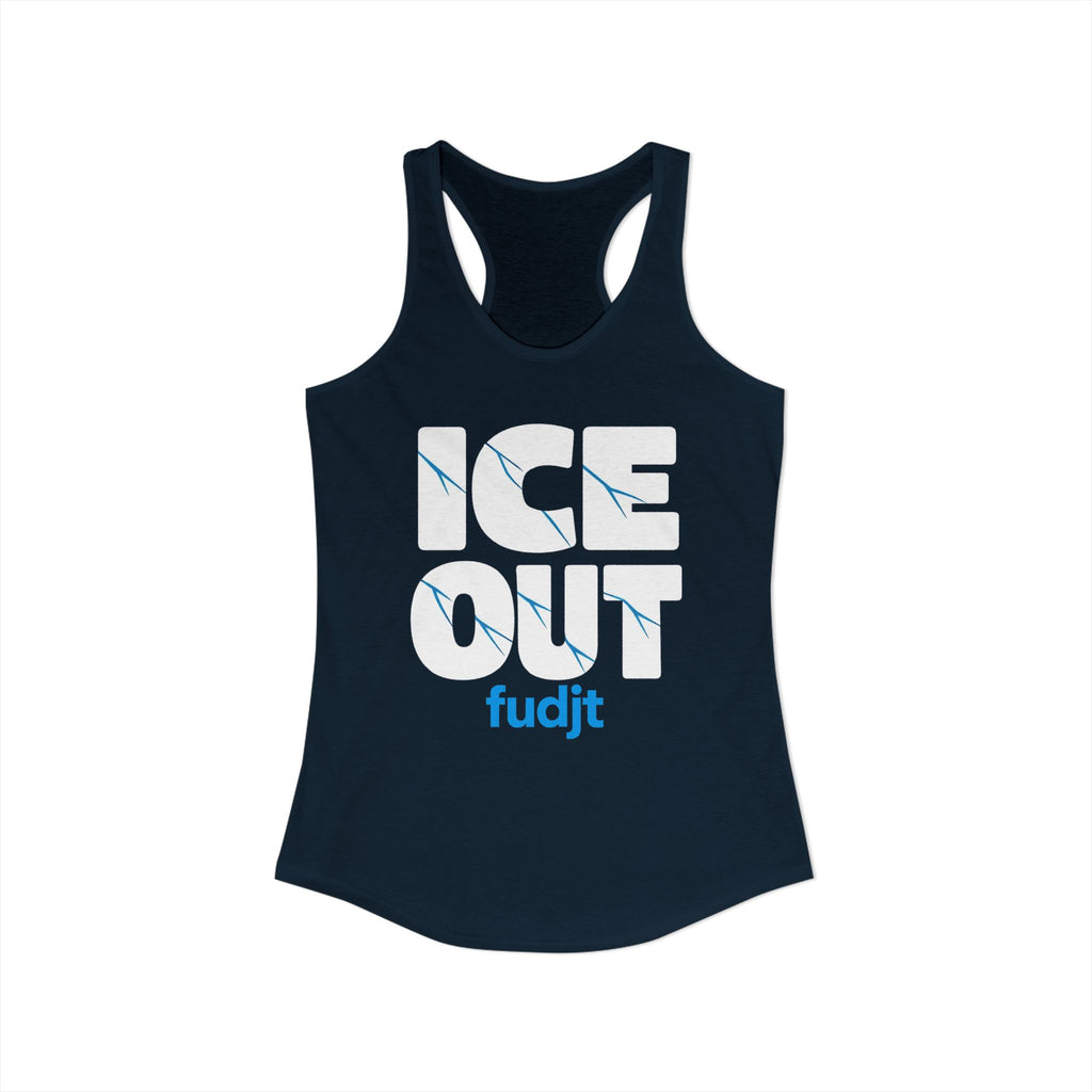 ICE OUT fudjt Women's Racerback Tank, Relaxed Fit | 4 Colors