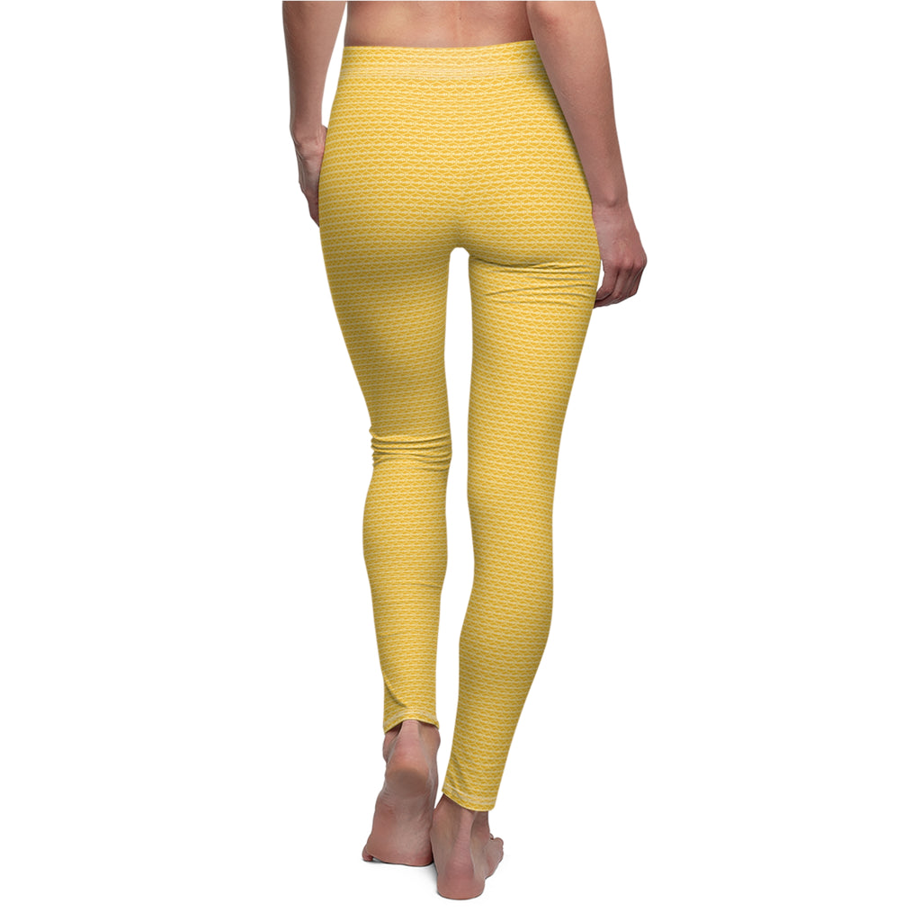 Yellow fudjt Unbroken Chain .5 Casual Leggings