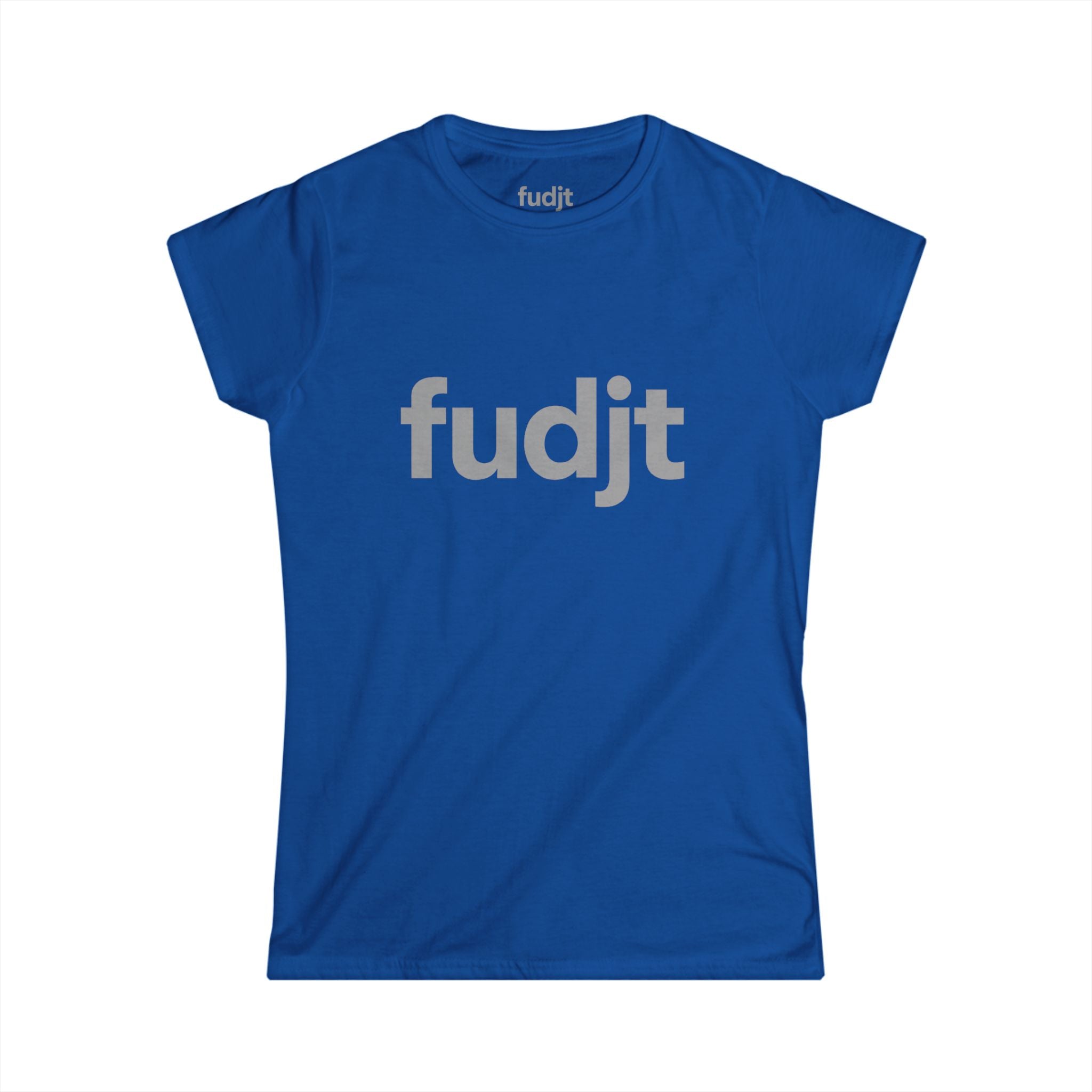 Women's Gray fudjt logo Comfy Stylie Tee | 12 Colors
