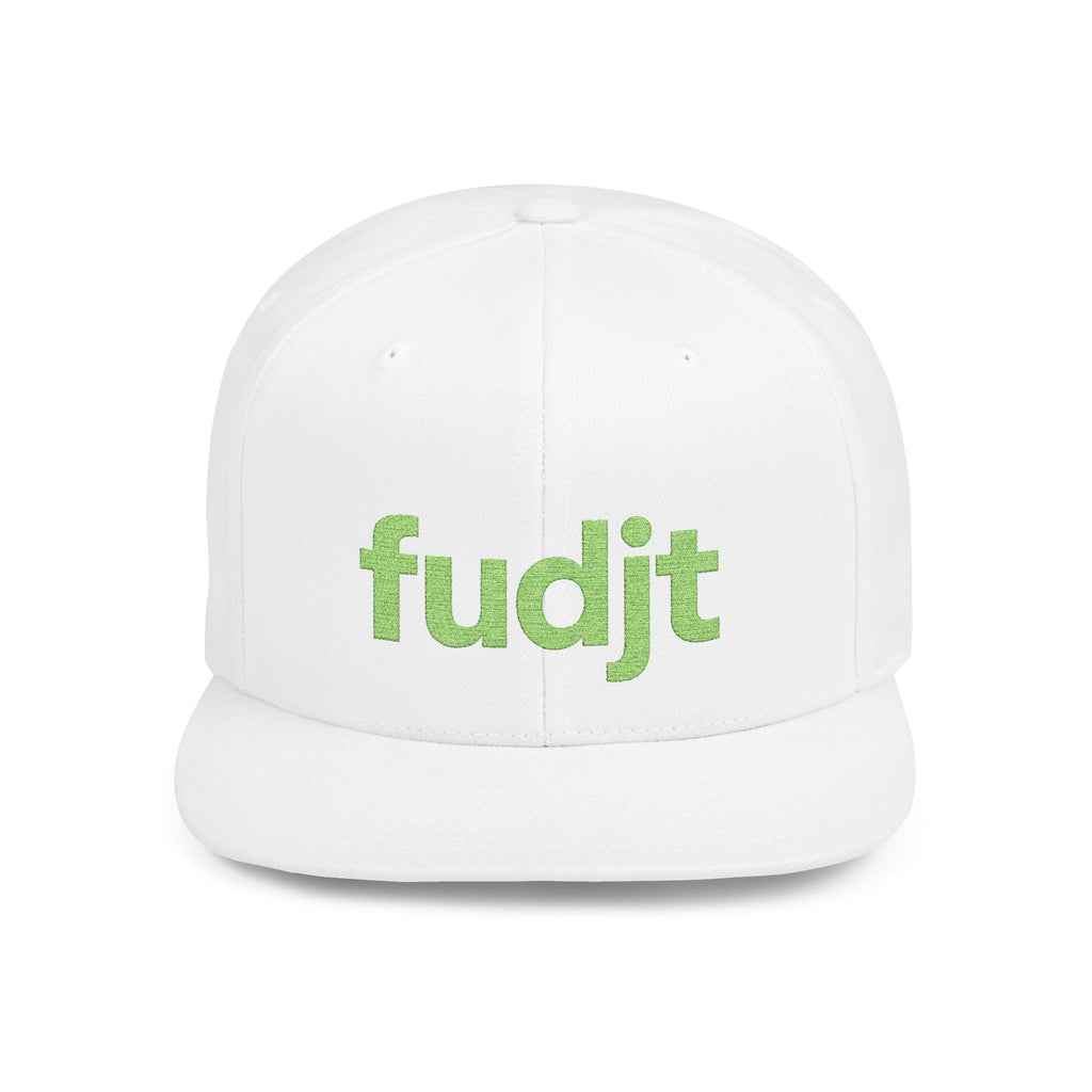 Stylish Flat Bill Snapback Green fudjt Streetwear Logo Cap | 11 Colors