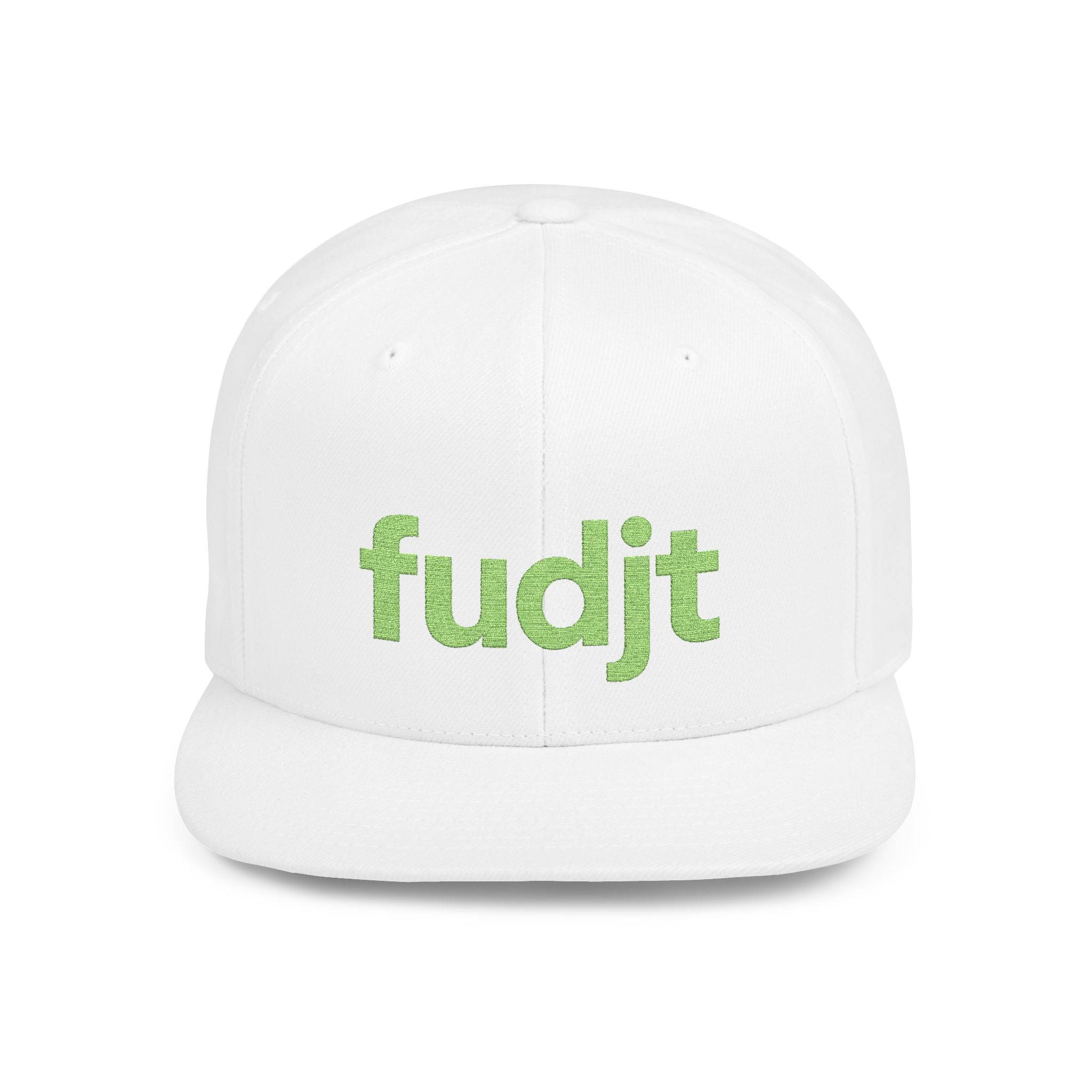 Stylish Flat Bill Snapback Green fudjt Streetwear Logo Cap | 11 Colors