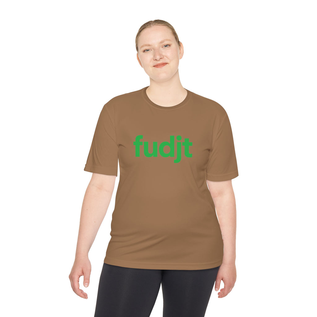 Green fudjt design Moisture Wicking Performance Tee | 13 Colors