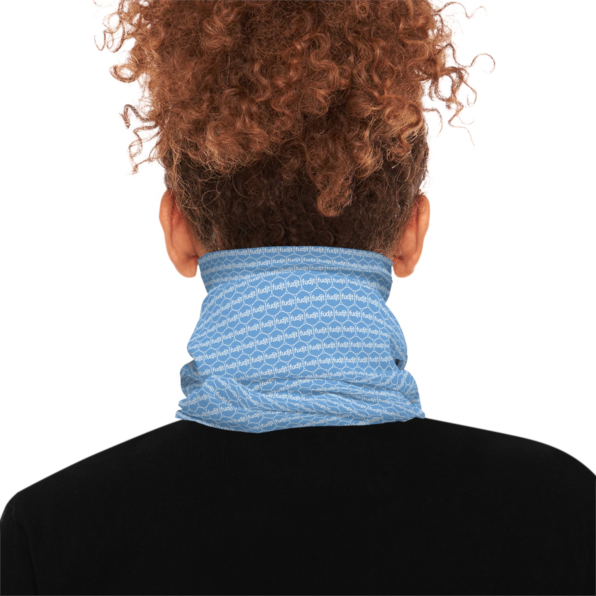 Light Blue fudjt Unbroken Chain .5 Neck Gaiter