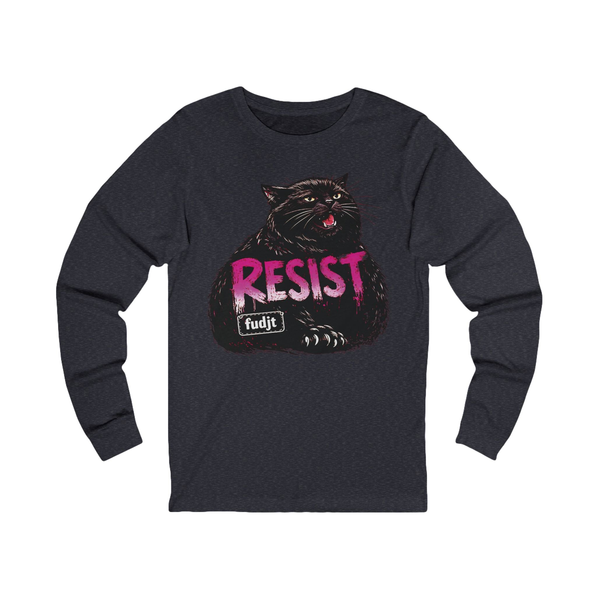fudjt Resist Long Sleeve Tee | Black Pussycat | 13 Colors