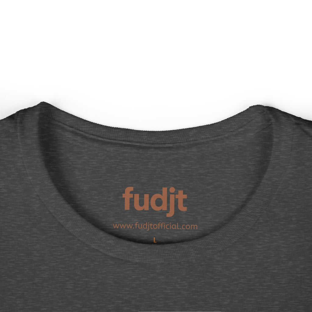 Women's Brown fudjt logo Comfy Stylie Tee | 12 Colors