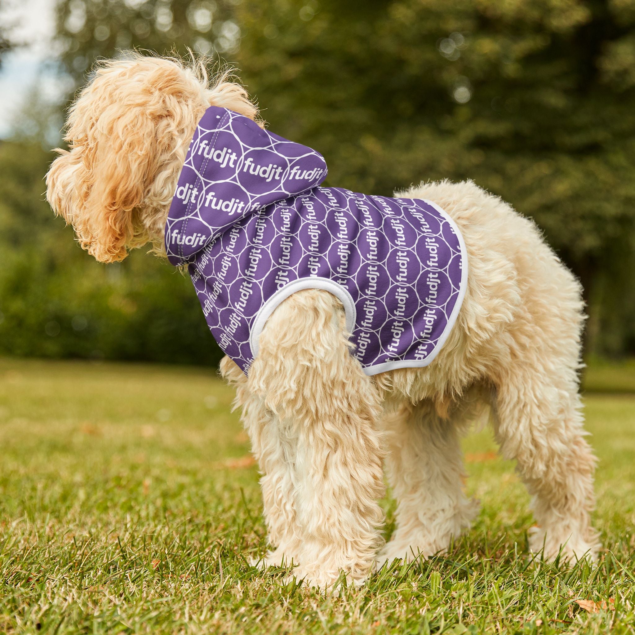 Light Purple fudjt Pet Hoodie | Unbroken Chain 2.5 | 7 Sizes