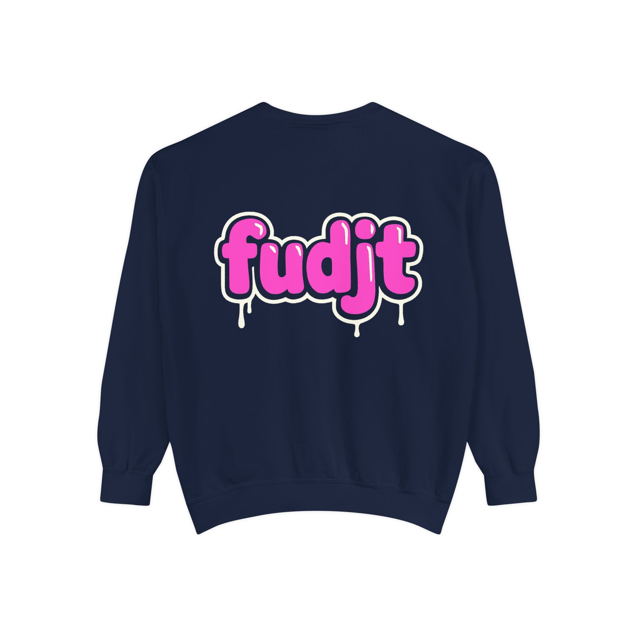 Rebel Loon fudjt Retro Wildlife Crewneck, Bold Pink Drip Backside | 14 Colors