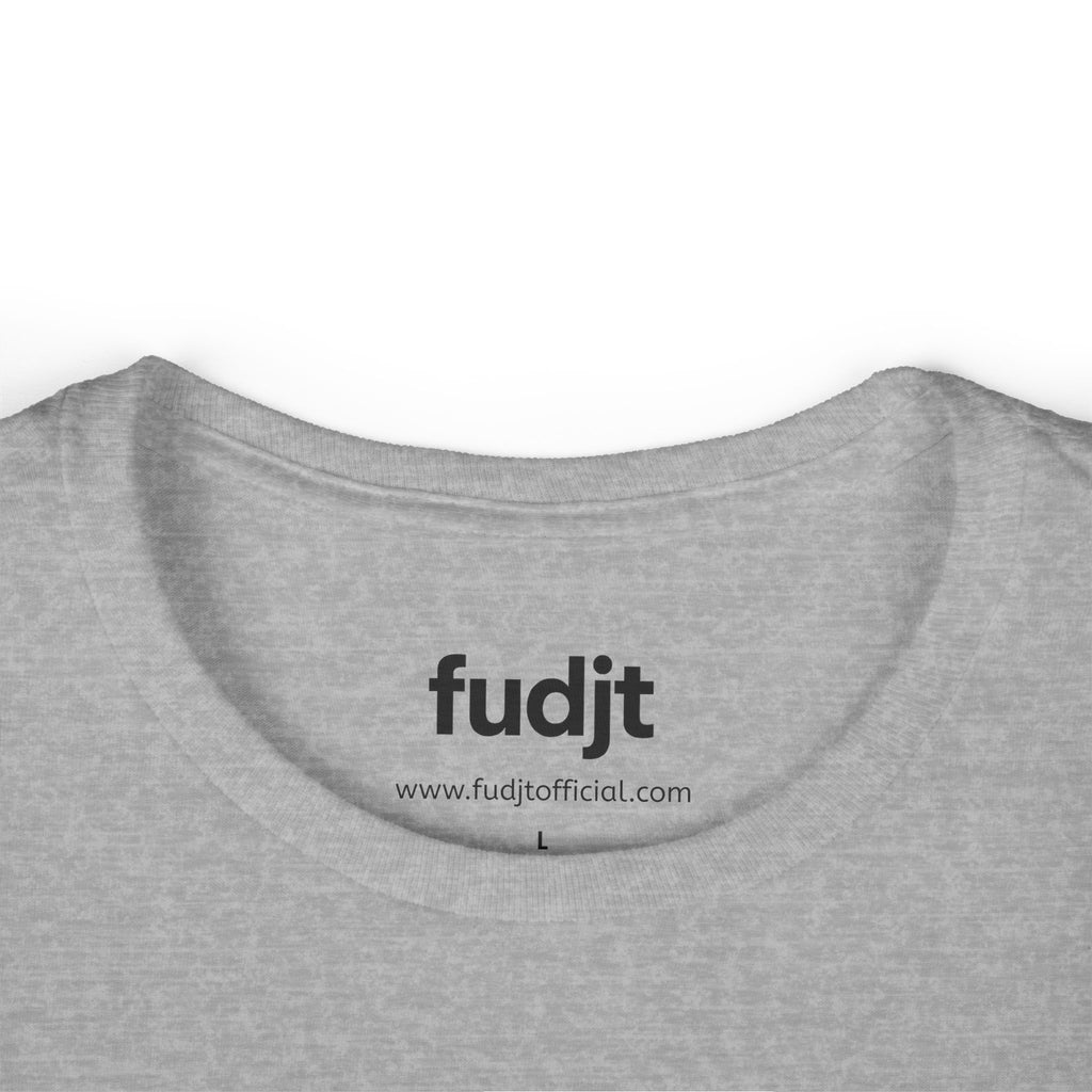 Women's Black fudjt logo Comfy Stylie Tee | 12 Colors