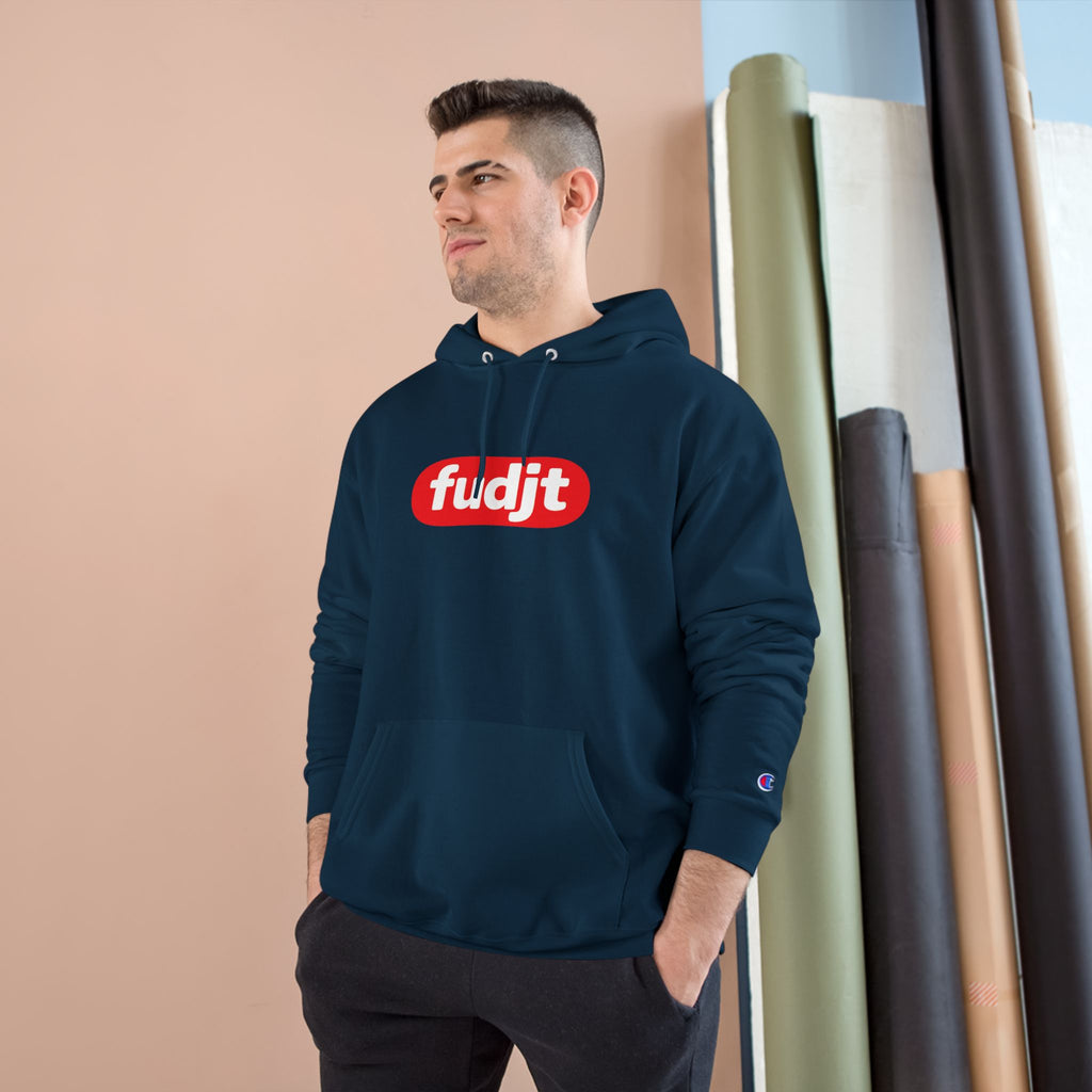 fudjt Anti-Supremacy Red Badge Champion Hoodie | 8 Colors