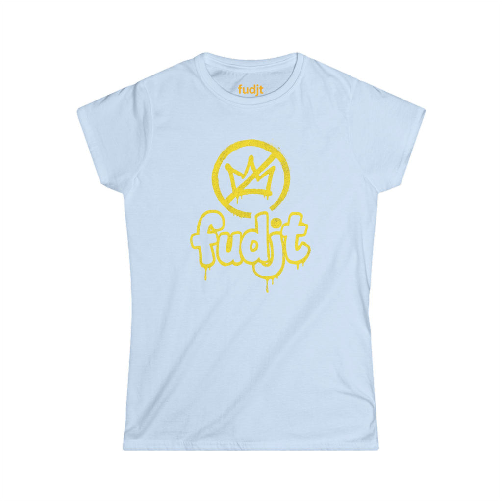Women's Golden fudjt No Kings Comfy Stylie Tee | 11 Colors