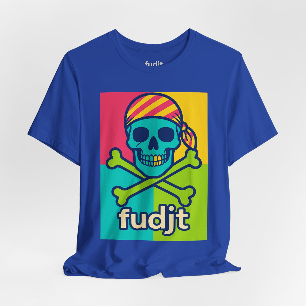 Fudjt "Booty" Skull and Crossbones Tee | 6 Colors