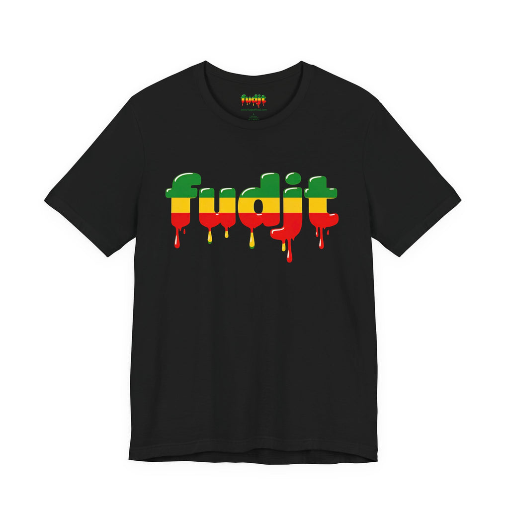 fudit Drip Logo Tee (Rasta Colors)