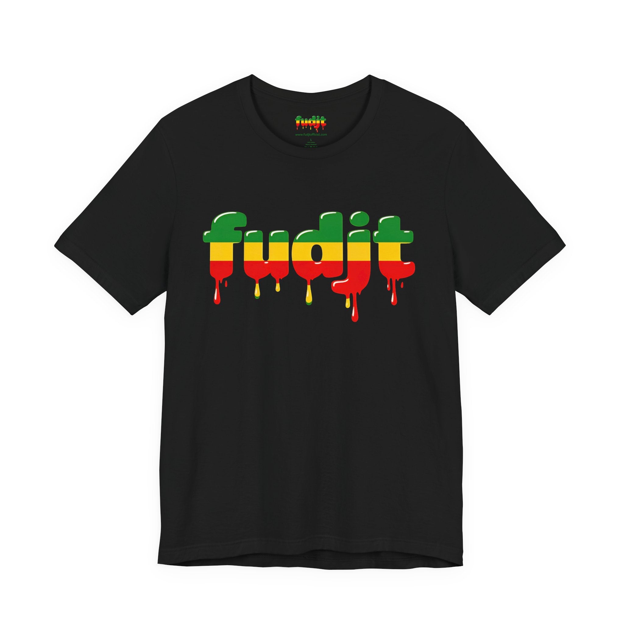 fudit Drip Logo Tee (Rasta Colors)