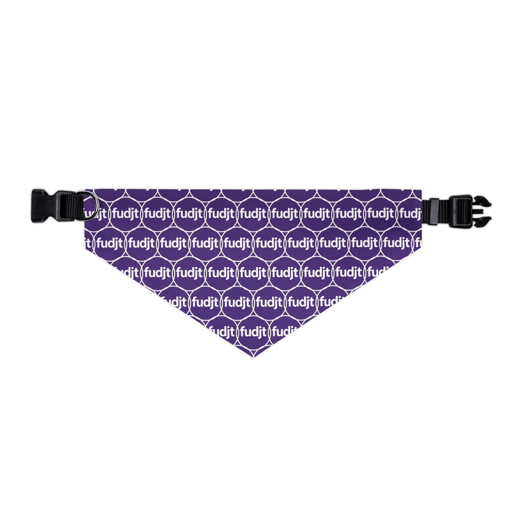 Purple Unbroken Chain 1.25  Bandana Collar for Dogs, Cats & More | 4 Sizes