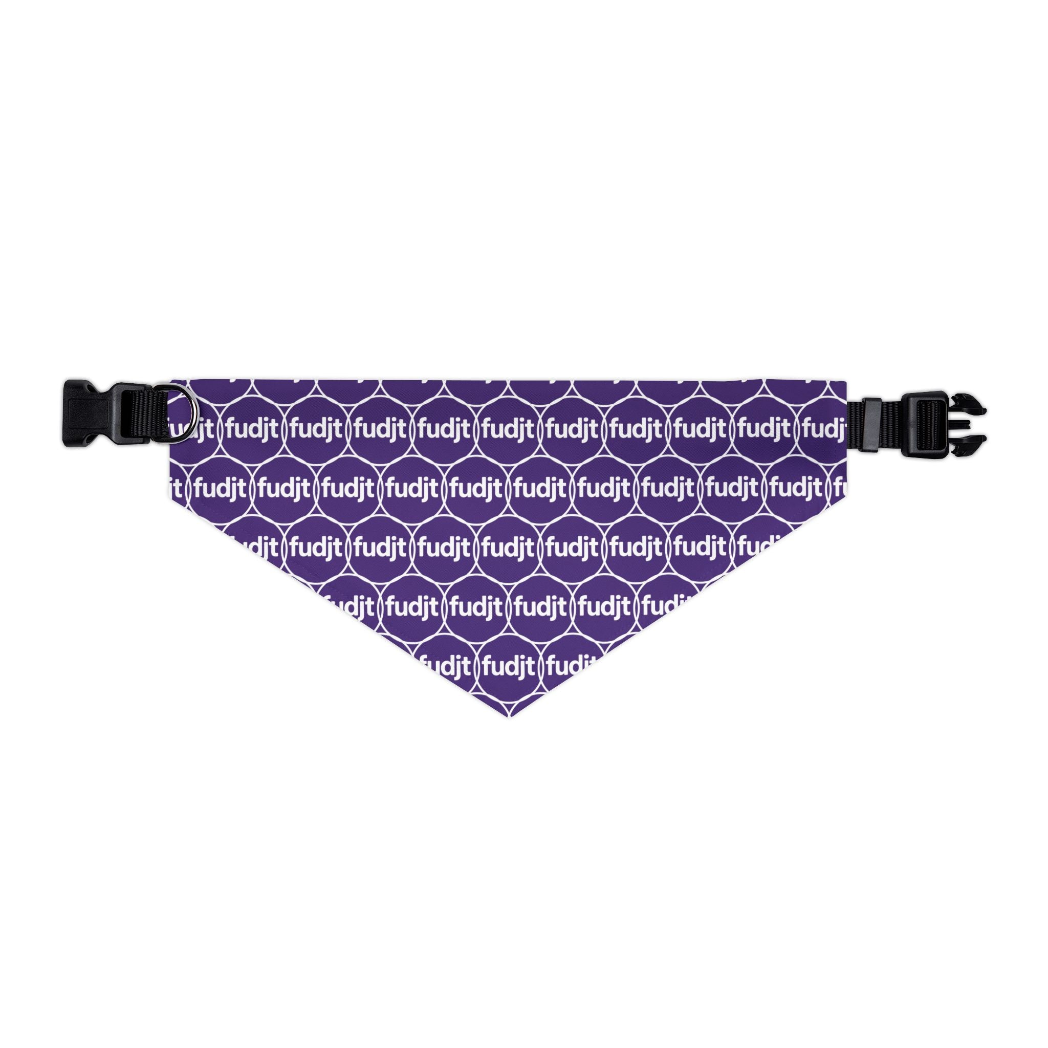 Purple Unbroken Chain 1.25  Bandana Collar for Dogs, Cats & More | 4 Sizes