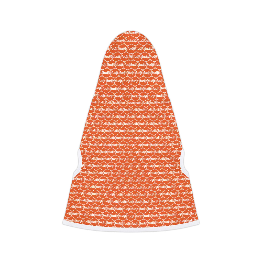 Orange fudjt Pet Hoodie | Unbroken Chain 1.25 | 7 Sizes