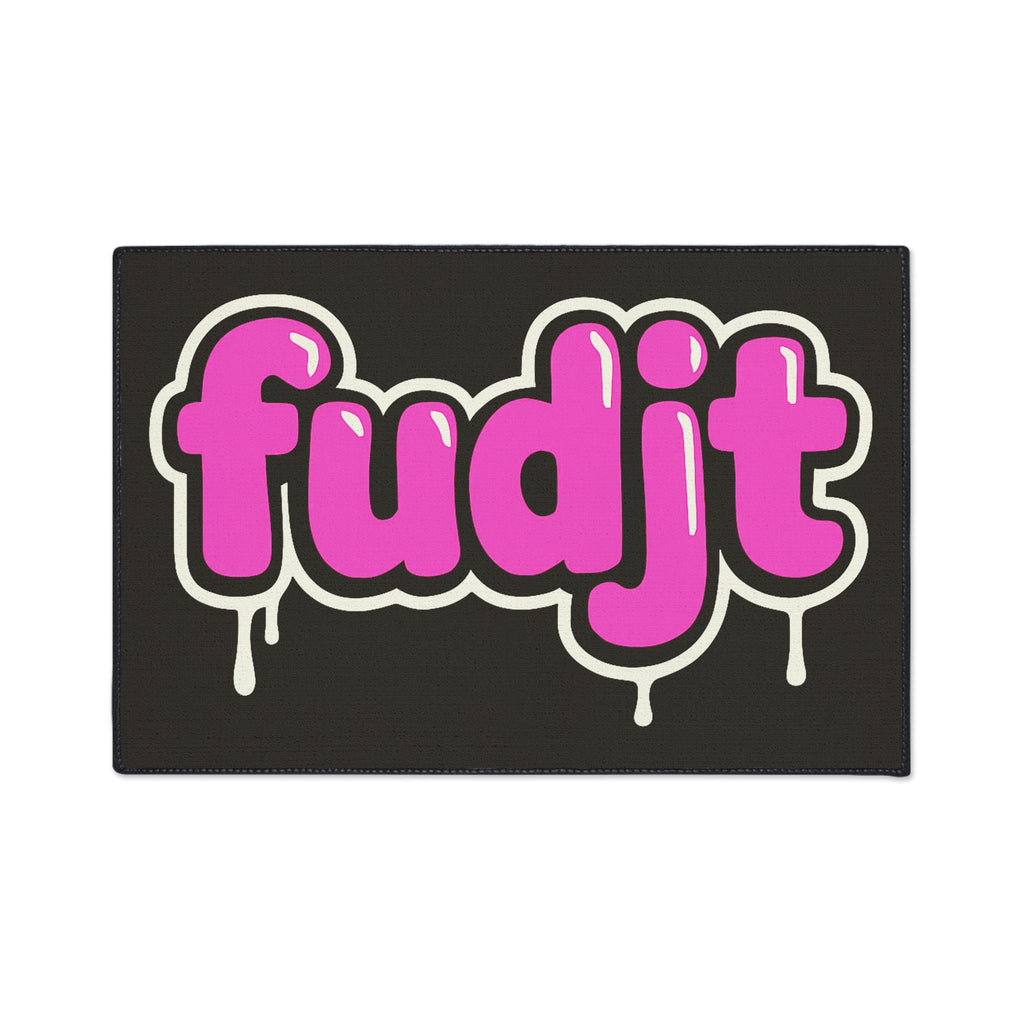 Pink Drip Fudjt Floor Mat - Stylish Heavy Duty Home Decor | 3 Sizes