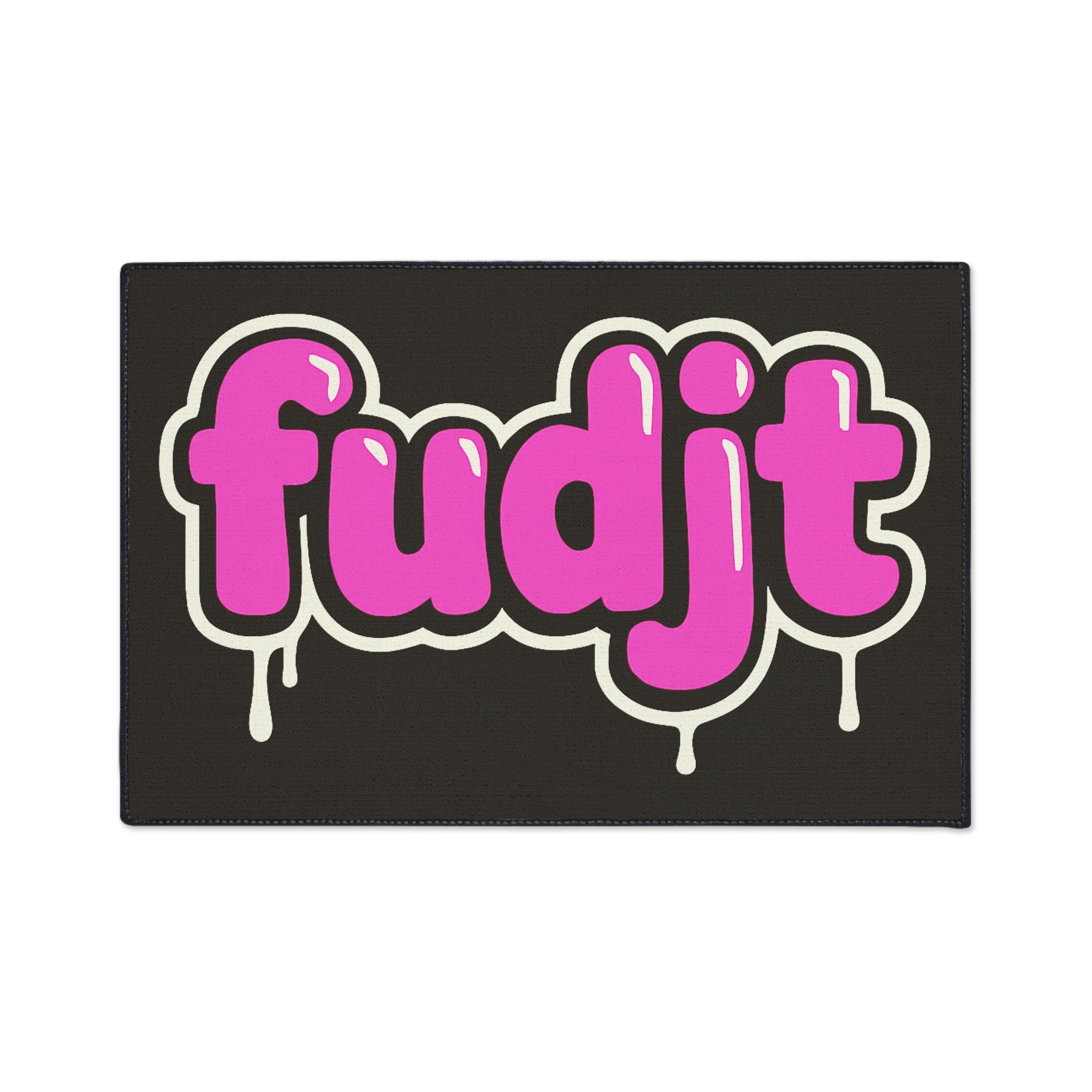 Pink Drip Fudjt Floor Mat - Stylish Heavy Duty Home Decor | 3 Sizes