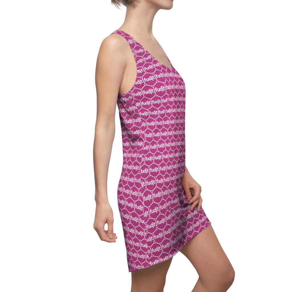 Pink fudjt Unbroken Chain 2.5 Chic Racerback Dress