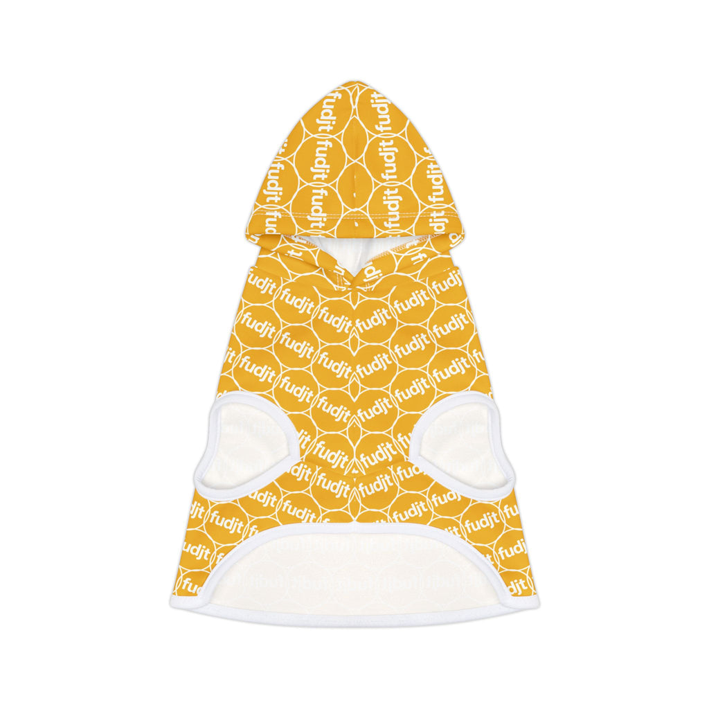 Yellow fudjt Pet Hoodie | Unbroken Chain 2.5 | 7 Sizes