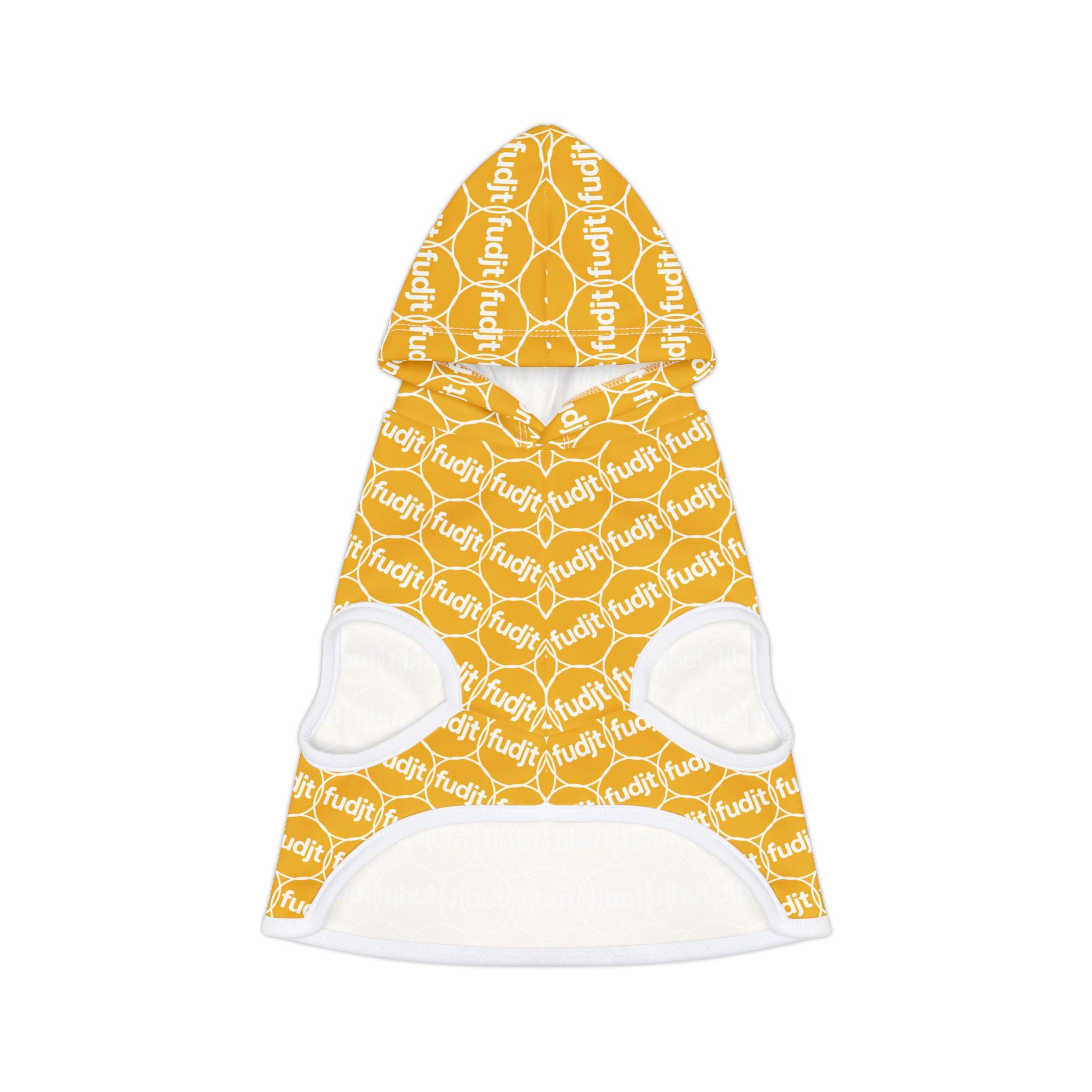 Yellow fudjt Pet Hoodie | Unbroken Chain 2.5 | 7 Sizes