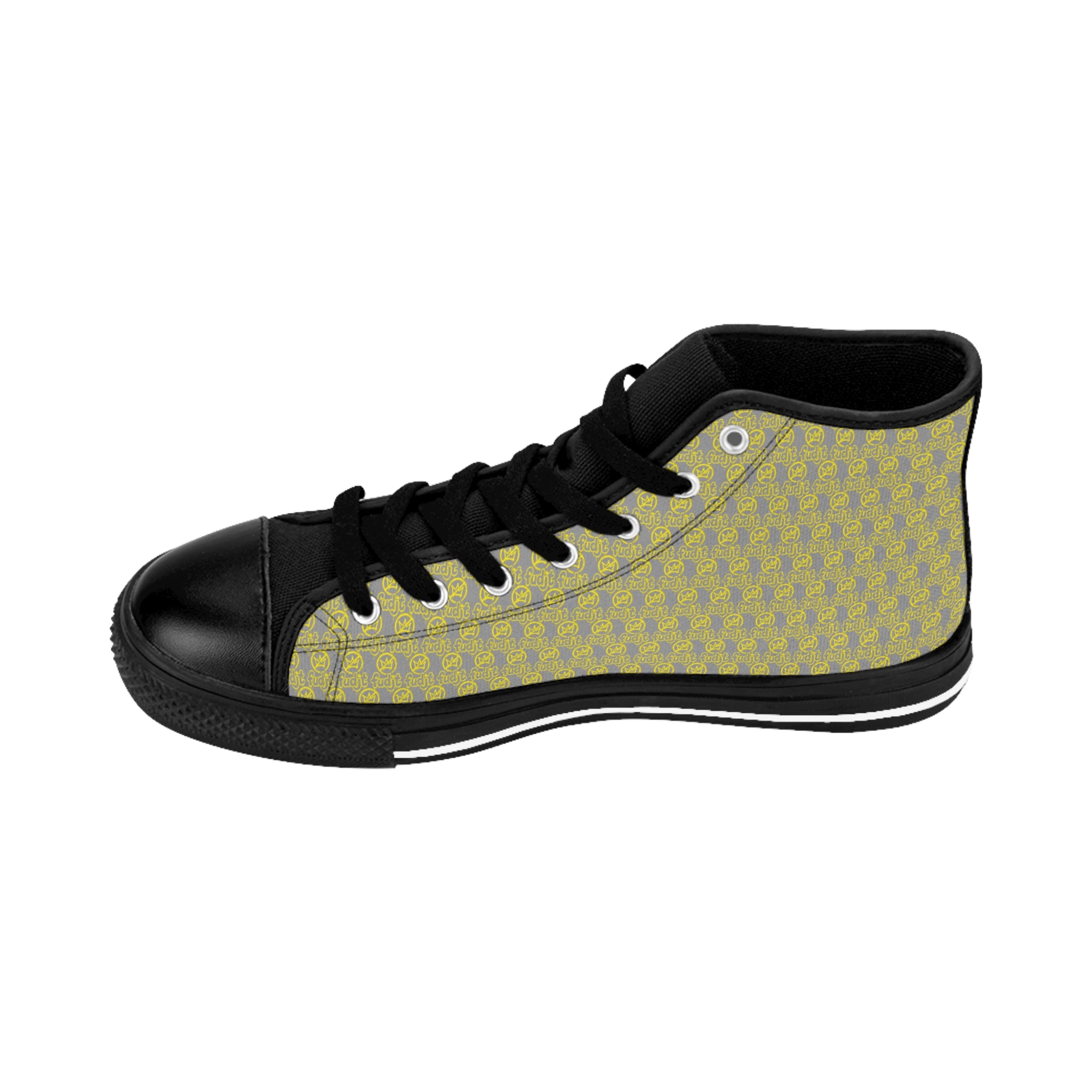 Gray Golden fudjt No Kings Street Style Sneakers | Women & Girls .5 High Top