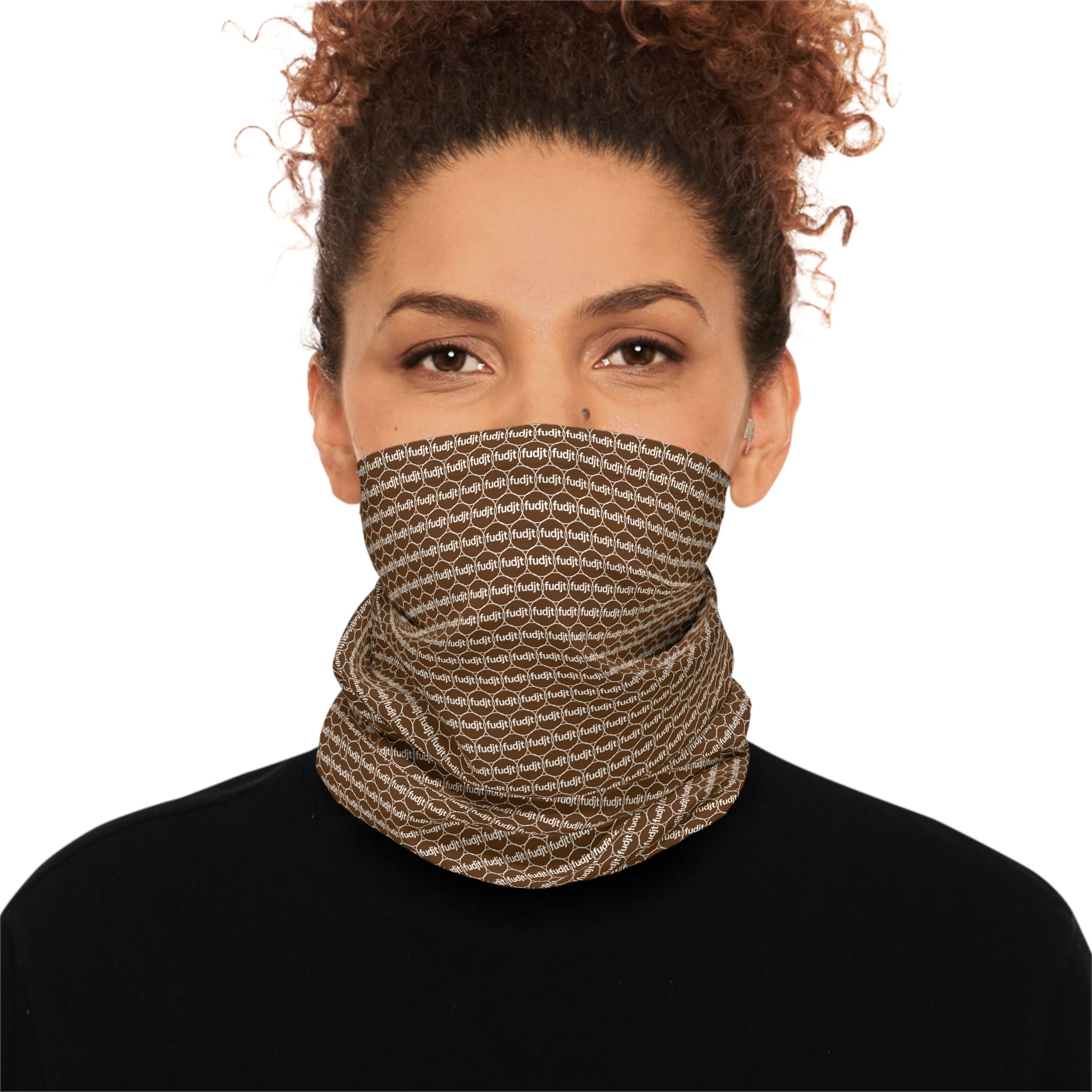 Brown fudjt Unbroken Chain .5 Neck Gaiter