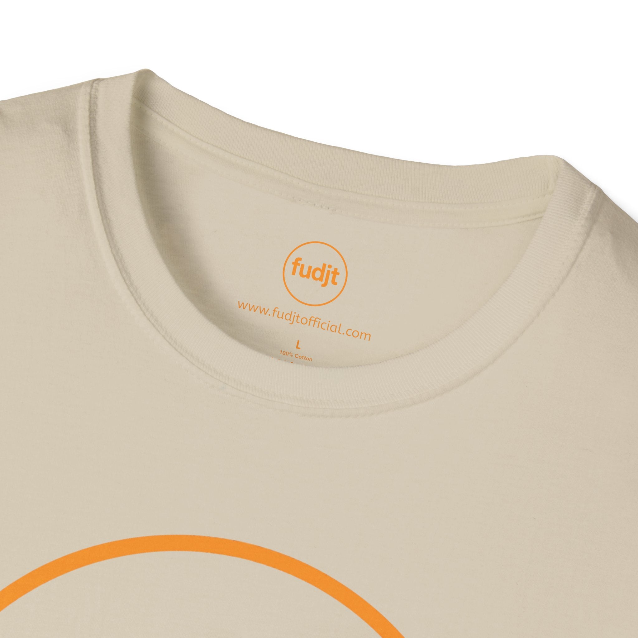 Orange fudjt Circle Everyday Style Tee | 14 Colors