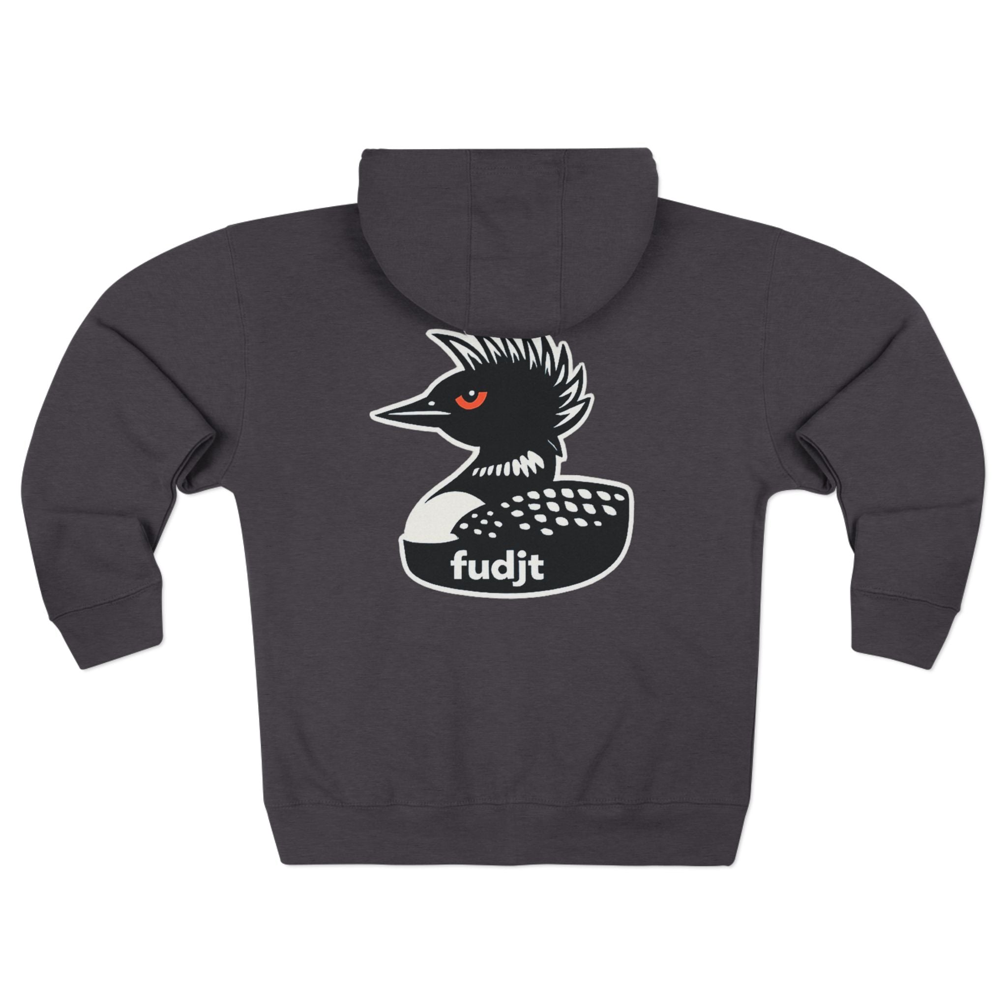 fudjt Rebel Loon Decoy Zip Hoodie | Front & Back Graphic | 9 Colors