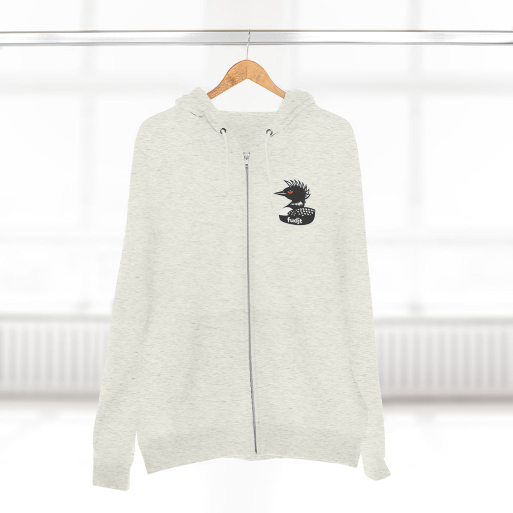fudjt Rebel Loon Decoy Zip Hoodie | Front & Back Graphic | 9 Colors