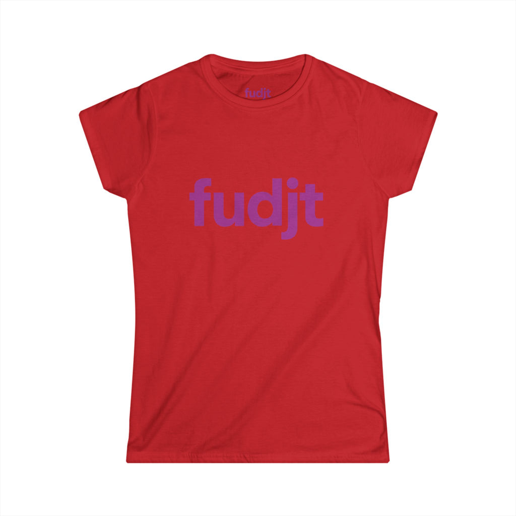 Women's Plum fudjt logo Comfy Stylie Tee | 12 Colors