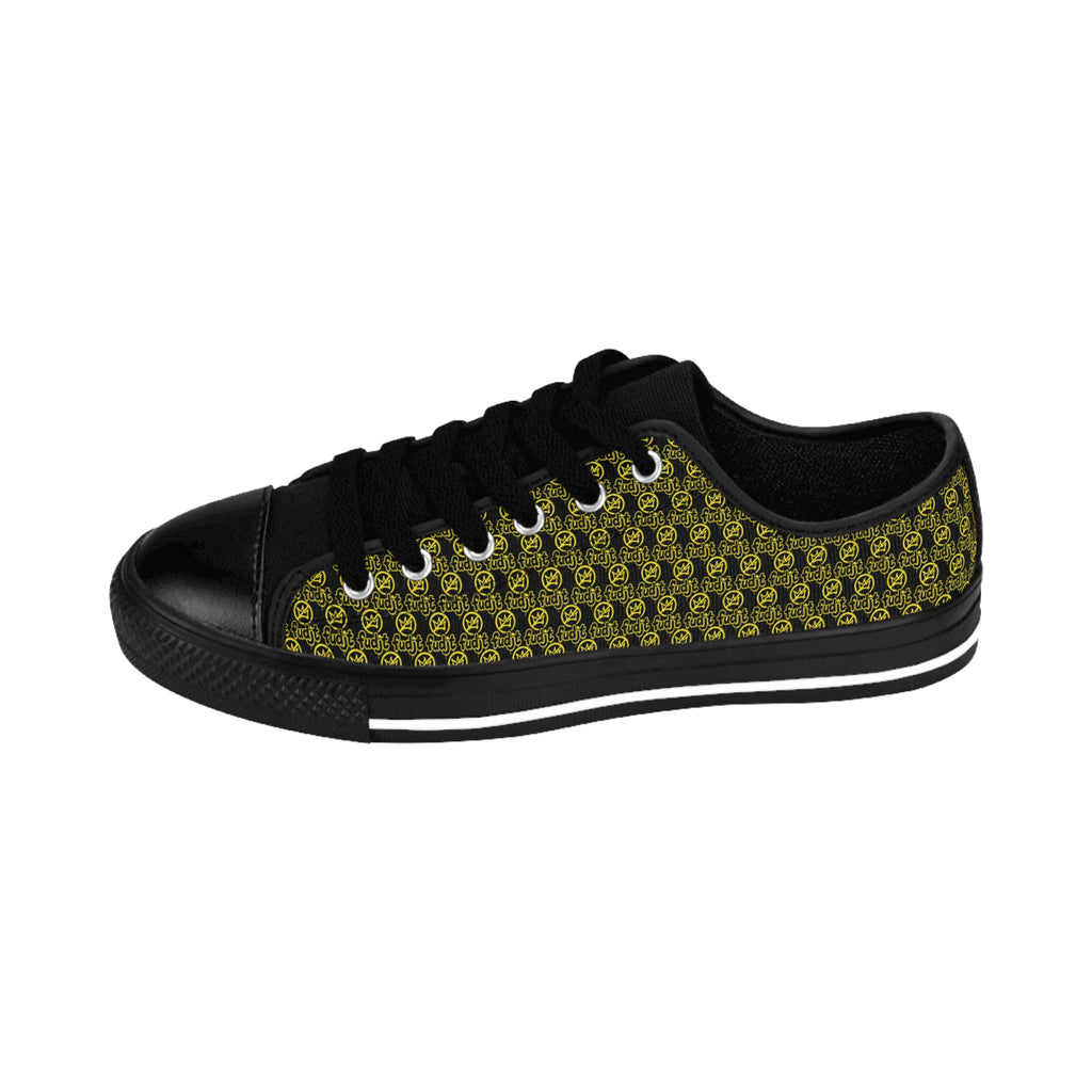 Black Golden fudjt No Kings Street Style Sneakers | Men & Boys All Over .5 Low Top