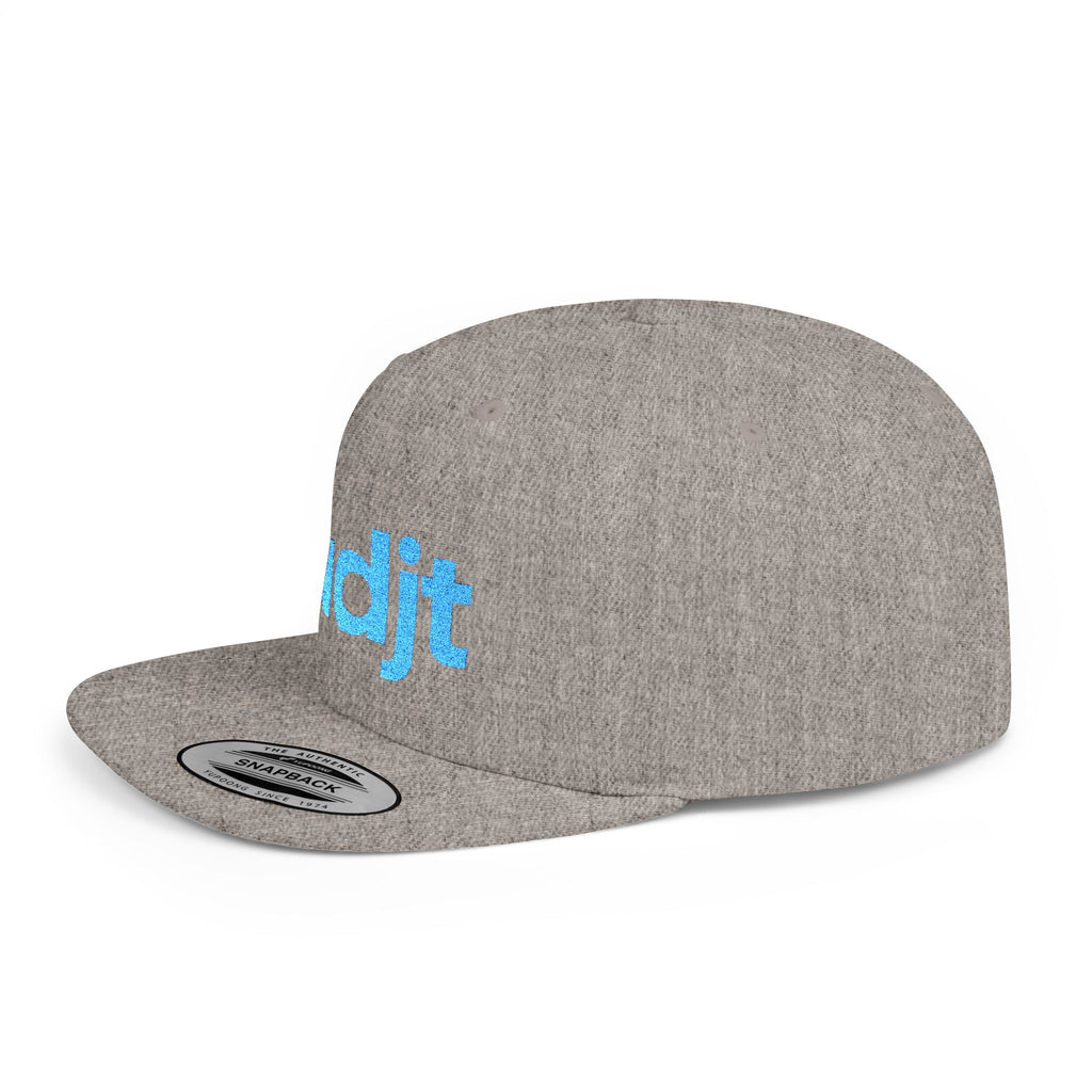 Stylish Flat Bill Snapback Turquoise fudjt Streetwear Logo Cap | 12 Colors
