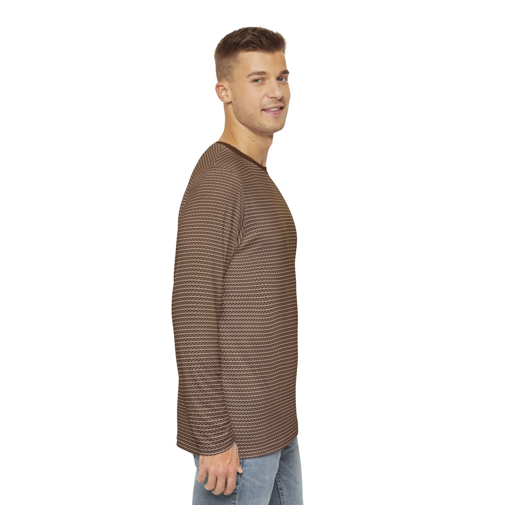 Brown fudjt Unbroken Chain .5 Fluid Vibes Long Sleeve Shirt