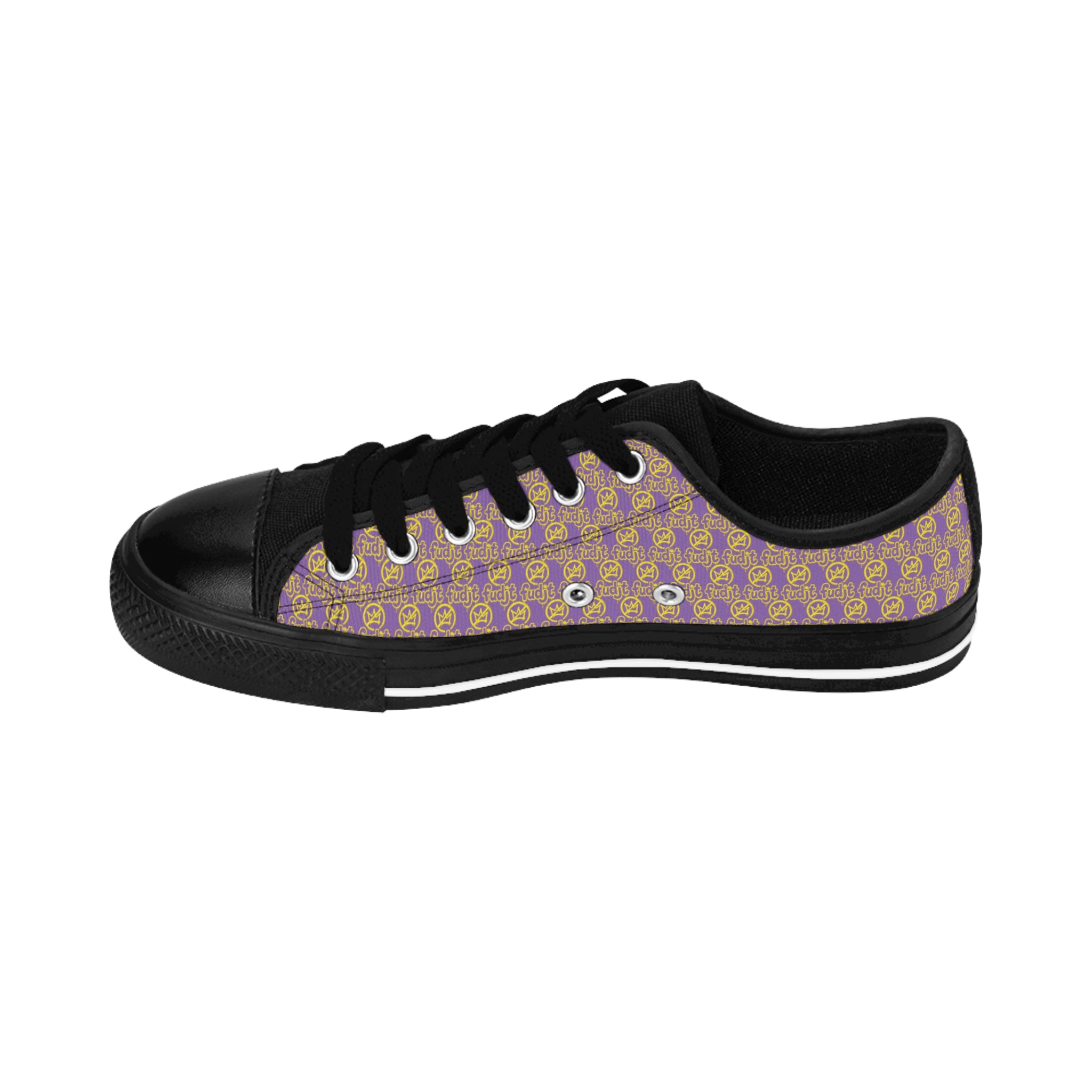 Light Purple Golden fudjt No Kings Street Style Sneakers | Women & Girls All Over .5 Low Top