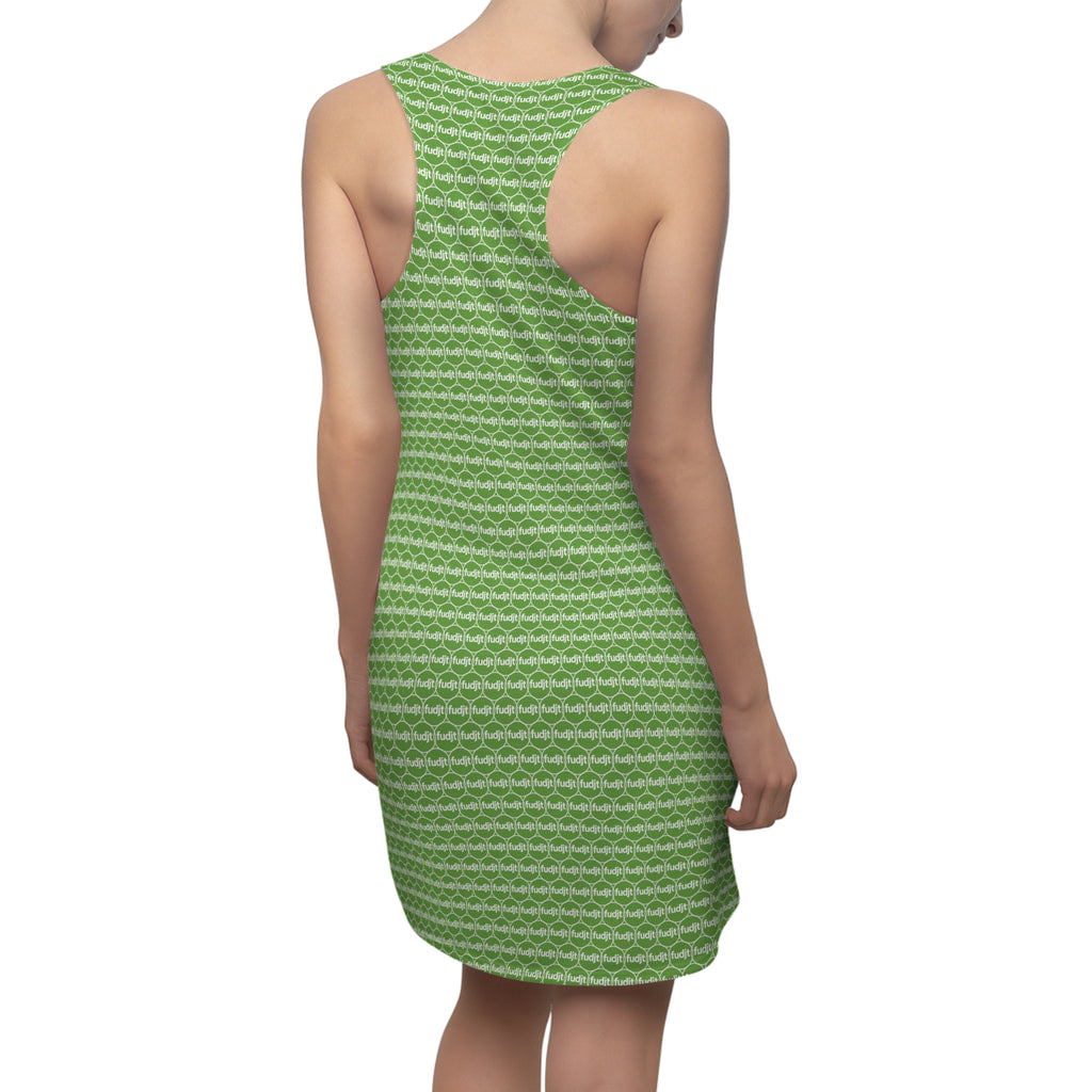 Green fudjt Unbroken Chain 1.25 Chic Racerback Dress