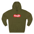 fudjt Anti-Supremacy Red Badge Hoodie – Premium Fleece Pullover | 14 Colors