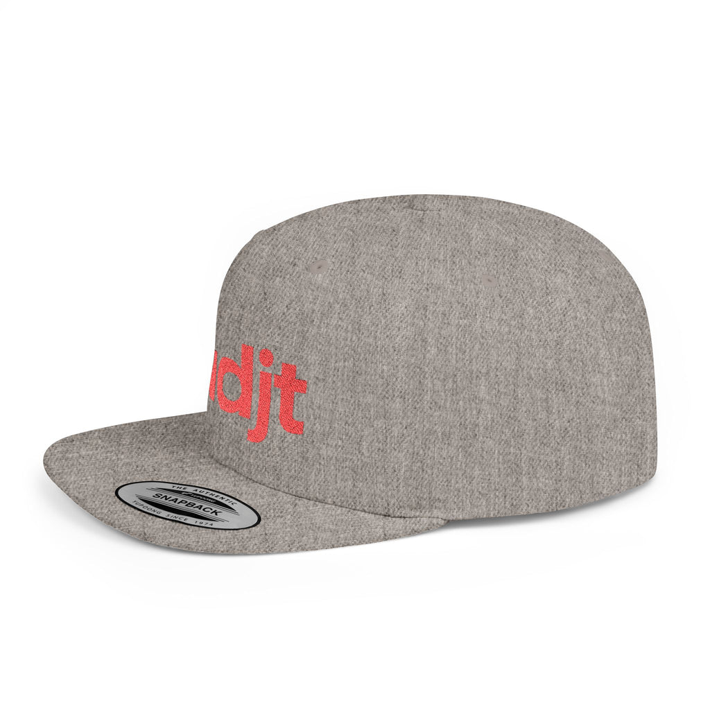 Stylish Flat Bill Snapback Red fudjt Streetwear Logo Cap | 12 Colors