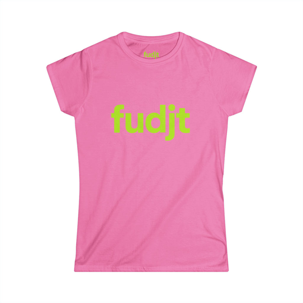 Women's Lime fudjt logo Comfy Stylie Tee | 12 Colors