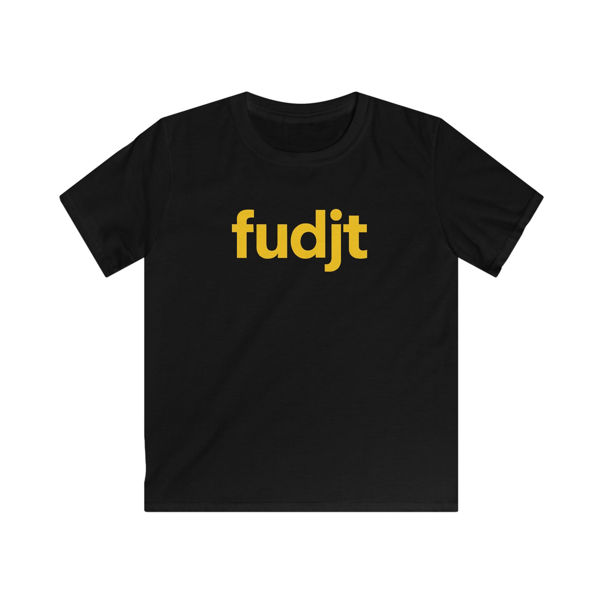 Trendy Kids Cool Gold fudjt Logo Tee | 5 Colors