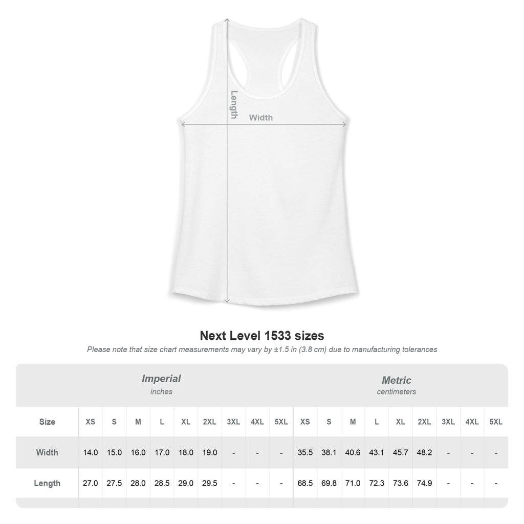fudjt Burst Of Empowerment Women's Racerback Tank, Relaxed Fit | 5 Colors