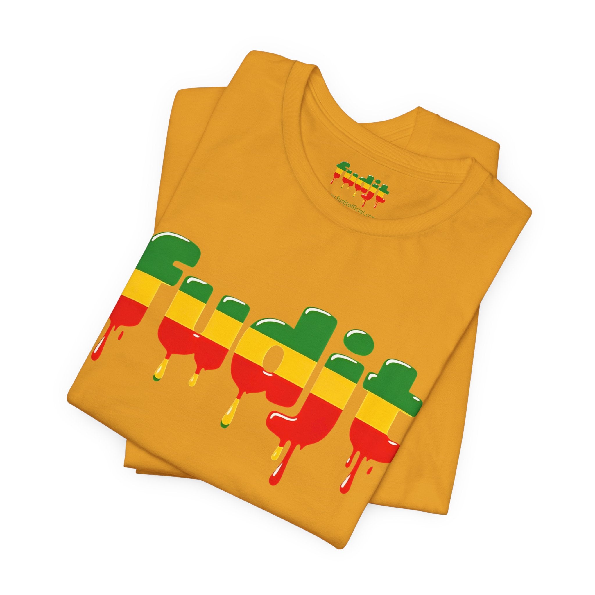 fudit Drip Logo Tee (Rasta Colors)